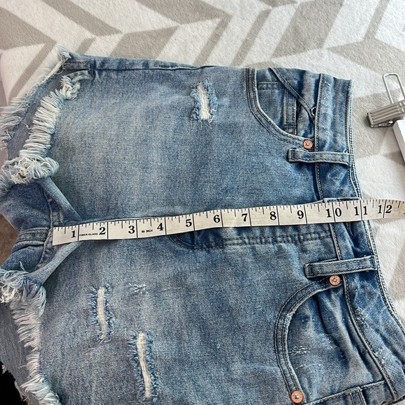 Free People X We The Free Curvy Vintage High Rise‎ Short size 25 - Picture 7 of 9